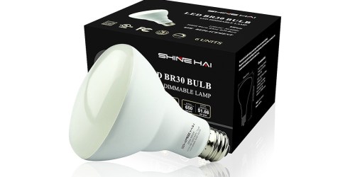 Dimmable LED 65W Equivalent Light Bulbs Just $3 Each Shipped (When You Buy Six)