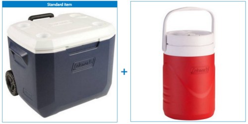Walmart: Coleman Xtreme 50-Quart Wheeled Cooler AND 1 Gallon Jug Value Bundle Only $25