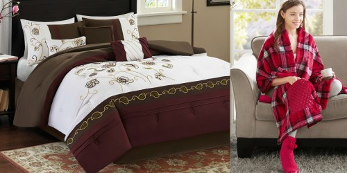 Designer Living: Free Shipping on ANY Order = $12.99 Robe & Sock Set, $34.99 Bedding Sets & More