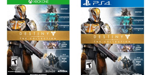 Amazon: Destiny The Collection for Xbox One & PS4 Only $24.99 (Regularly $59.99)