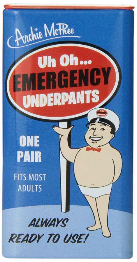 White Elephant Emergency Underpants