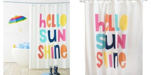 Target: 25% Off Bed, Bath & Decor + Extra 10% Off = Adorable Shower Curtain $12.23 Shipped