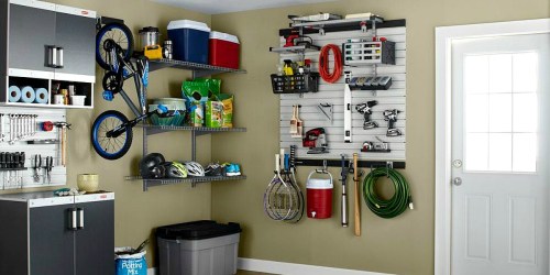 Home Depot: Rubbermaid FastTrack Garage Wall Panel Starter Kit $60 Shipped (Reg. $99) + More