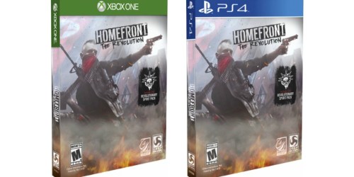 Best Buy: Homefront The Revolution: SteelBook Day 1 Edition Only $9.99 (Reg. $40) + FREE 2-Day Shipping