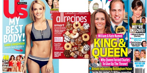 100 Top Magazine Offers from Black Friday (US Weekly ONLY $9.97 Per Year & More)