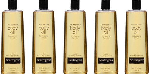 Amazon: Highly Rated Neutrogena Body Oil 16oz Bottle Only $6.30 Shipped