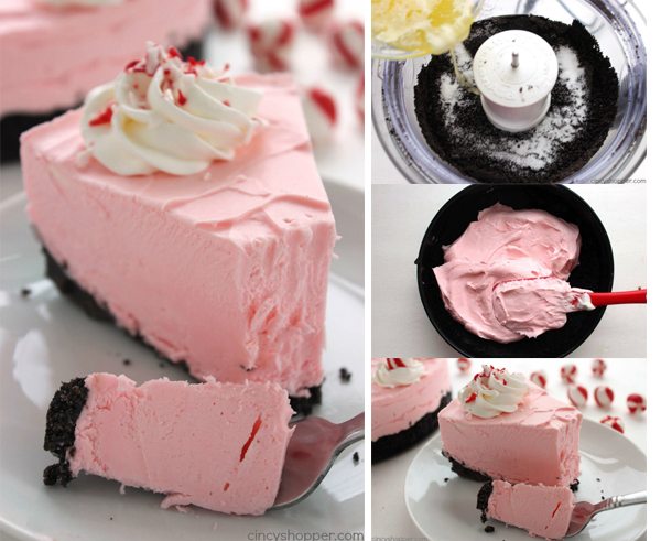 No-Bake Peppermint Cheesecake