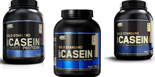 Amazon: Optimum Nutrition Casein Protein 4 Pound Container Only $35.50 Shipped (Regularly $47.34)