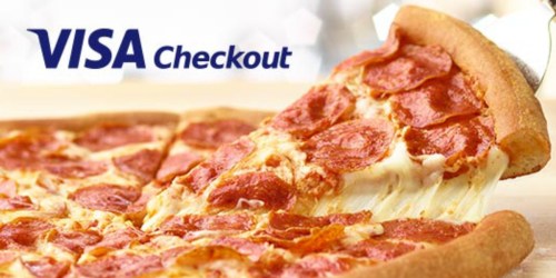 Papa John’s: ANY 5-Topping Pizza + Large 1-Topping Pizza Only $9.99 w/ Visa Checkout