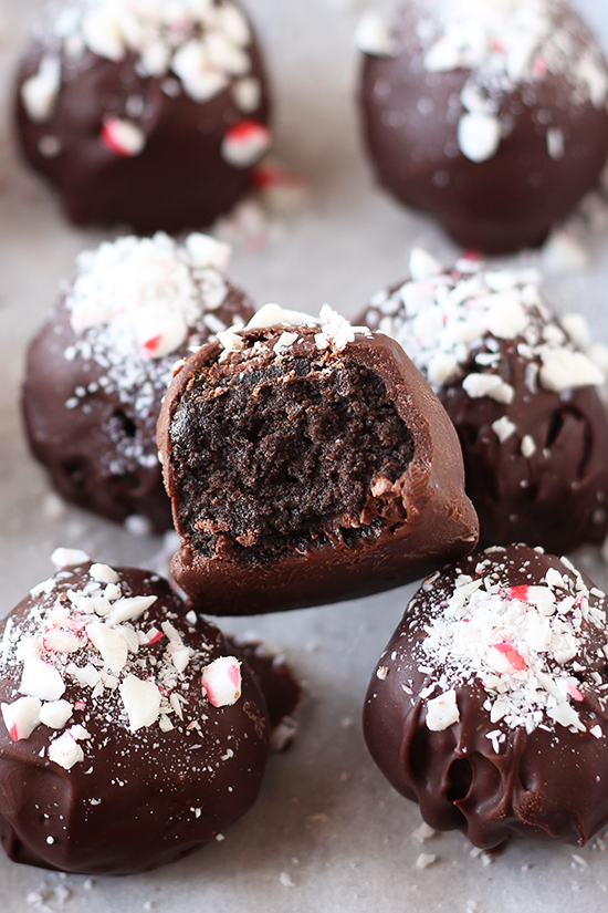 Peppermint Oreo Truffles