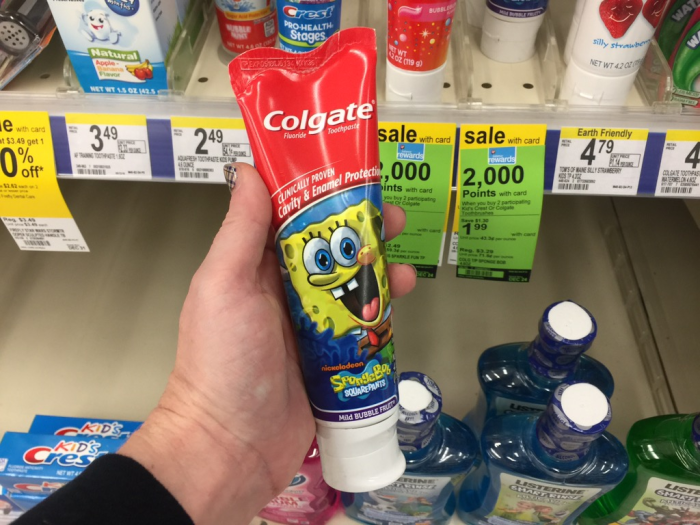 Colgate Spongebob Toothpaste