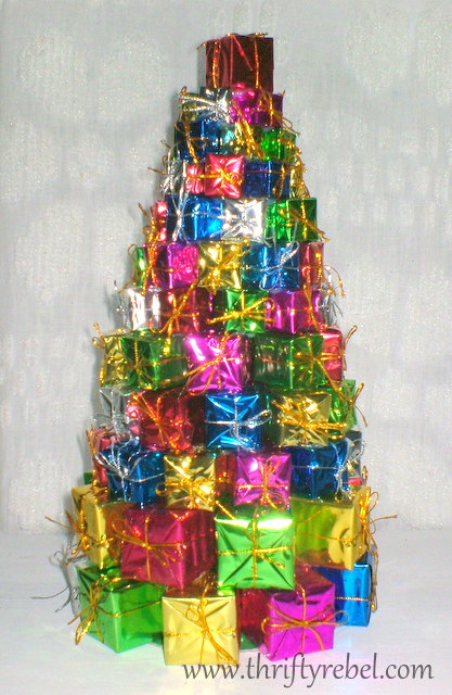 Dollar Store Gift Tree