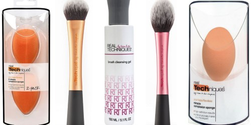 Kohl’s Cardholders: Real Techniques 2-Pack Sponge Set & Face Brush $14 Shipped + Free Miracle Sponge