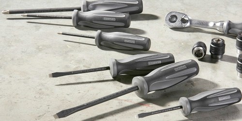 Sears: Craftsman Extreme Grip 6-Piece Diamond Tip Screwdriver Set Just $14.99 (Reg. $39.99) + More