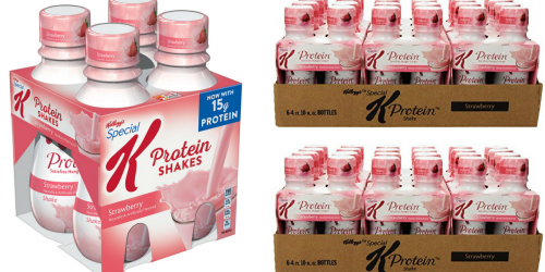 Amazon Prime: Special K Protein Shakes Strawberry 12 Pack Only $7.58 Shipped (Just 63¢ Per Shake)