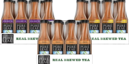 Amazon: 12 Pack of Pure Leaf Tea 18.5oz Bottles Only $11.70 Shipped – Just 98¢ Per Bottle