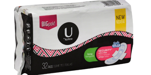 Walgreens: U By Kotex BIG Packs Only 95¢ (After Ibotta)