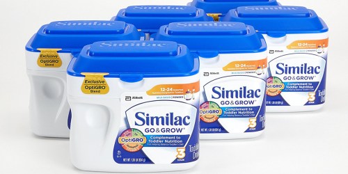 Amazon: Similac Go & Grow Milk Drink Powder 6-Pack Only $82.26 Shipped – Just $13.71 Each