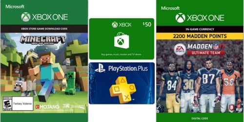 Target.com: Buy One Get One 10% Off Pre-Paid Video Game Cards for Xbox & PlayStation