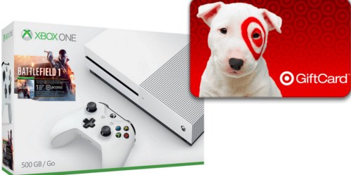 Xbox One S 500GB Battlefield 1 Bundle ONLY $219.99 (After Gift Card)