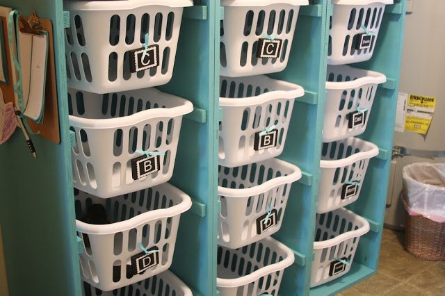 Laundry Basket Closet Hack