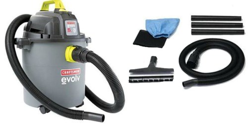 Kmart.com: Craftsman Evolv 5-Gallon Wet/Dry Vac Only $21.37 (Reg. $44.99)