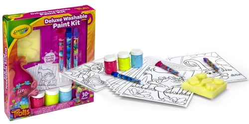 Amazon: Crayola Trolls Deluxe Washable Paint Kit Only $10.21 (Regularly $19.49)