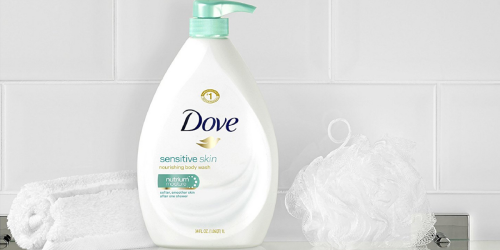 Amazon: HUGE Bottle Of Dove Sensitive Skin Body Wash Only $5.47 Shipped