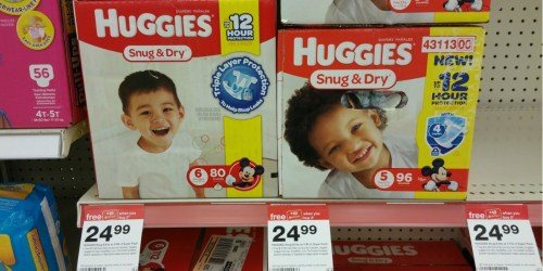 Target Shoppers! Score $130 Worth of Huggies Diapers & Wipes For Under $66