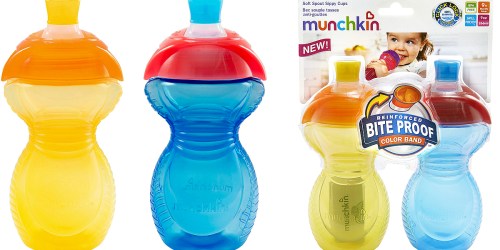 Amazon: Pack of TWO Munchkin Click Lock Bite Proof Sippy Cups Just $3.50 (Regularly $7.99) Add-On Item