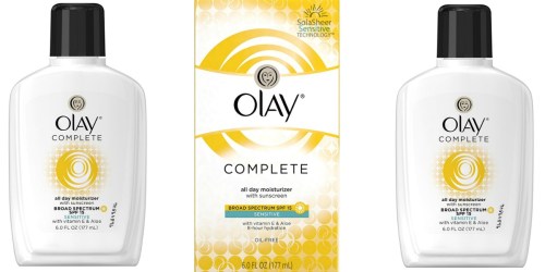 Amazon Prime: TWO Olay Complete All Day Moisturizers Only $10.01 Shipped (Just $5 Each)