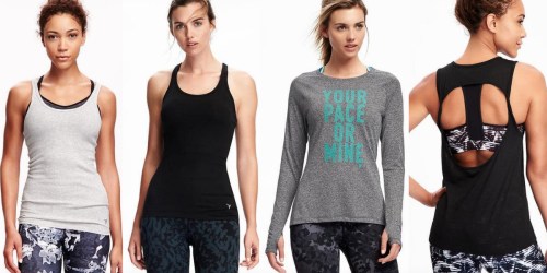 Old Navy: Extra 25% Off + Free Shipping w/ 2 Performance Active Items = 2 Tanks $7.45 Shipped