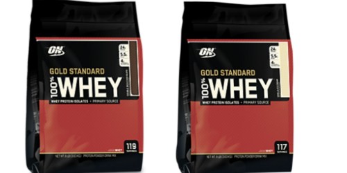 Vitamin Shoppe: Optimum Nutrition Whey Protein Powder 8-Pounds Only $64.99 Shipped (Reg. $84.99)