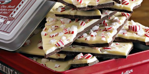 Williams Sonoma Peppermint Bark 1-Pound Tin Only $9.99 Shipped (Regularly $28.95)