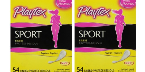 Amazon: Playtex Sport Liners 54-Count Only $2.57 Shipped