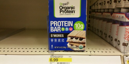 Target: Orgain Organic Protein 4-Count Bars Only 64¢ After Gift Card (Regularly $6.99)