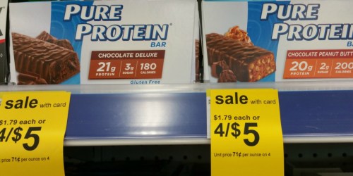 Walgreens: Pure Protein Bars Only 75¢ Each