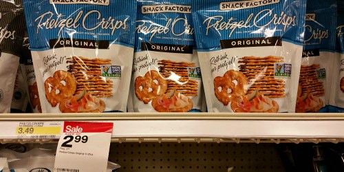 New Snack Factory Pretzel Crisps Coupon = Only $2.49 Each at Target (Regularly $3.49) + More