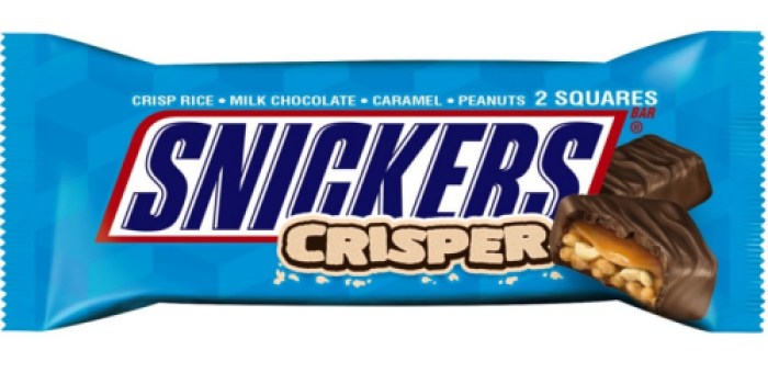 New $0.50/1 Snickers Crispers Coupon = Free at Rite Aid This Week After Ibotta