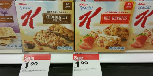 Target: Special K Cereal Bars Only 74¢ Per Box (Regularly $2.99) + More
