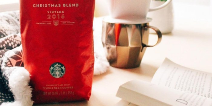 Starbucks.com: Buy 1 Get 1 Free Holiday Whole Bean & Ground Coffee = Only $7.48 Per 1 Pound Bag