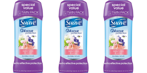 Amazon: Suave Deodorant 2-Pack Only $2.29 Shipped (Just $1.15 Each)