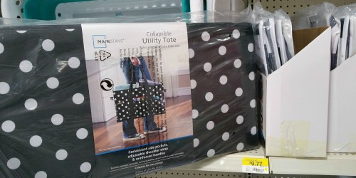 Walmart: MainStays Collapsible Utility Tote Only $9.77 (Comparable to Thirty-One Gifts)