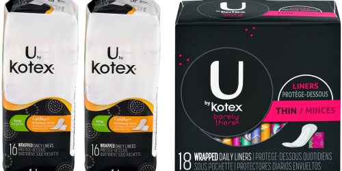 *HOT* $2/1 ANY U by Kotex Liners, Pads Or Tampons Coupon (No Size Limits!) = FREE at Walmart & CVS