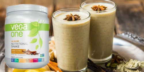 Amazon: Vega One All-in-One Nutritional Vanilla Chai Shake Powder Only $19.09 Shipped