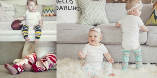 5 Pairs of Baby Leggings Only $14.99 Shipped ($3 Per Pair) – Valentines, Spring, NFL & More