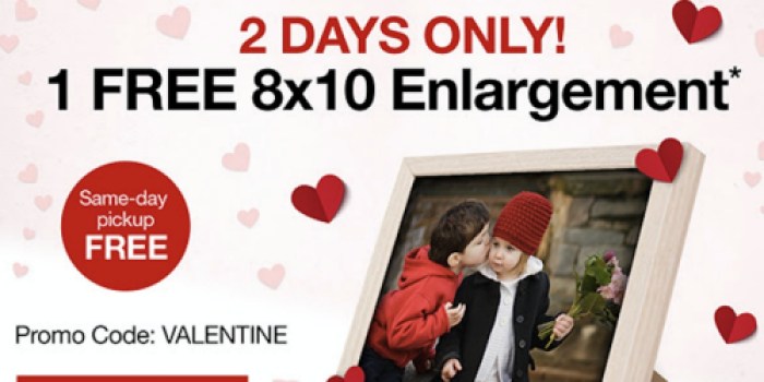 CVS: Free 8X10 Print + Free Same Day Pickup