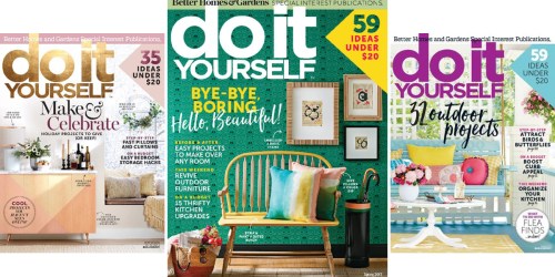 Enjoy DIY Projects? Score a One Year Subscription to Do It Yourself Magazine for ONLY $9.99 Shipped