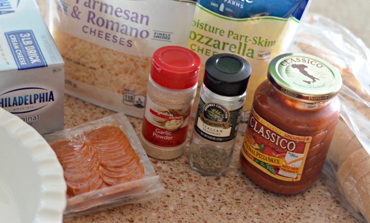 ingredients needed to make pizza dip