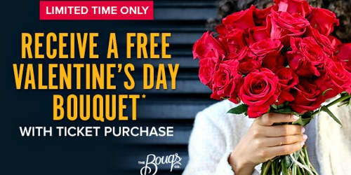 Fandango: FREE Bouqs Valentine’s Day Bouquet w/ ANY Ticket Purchase (Just Pay $15 Shipping)